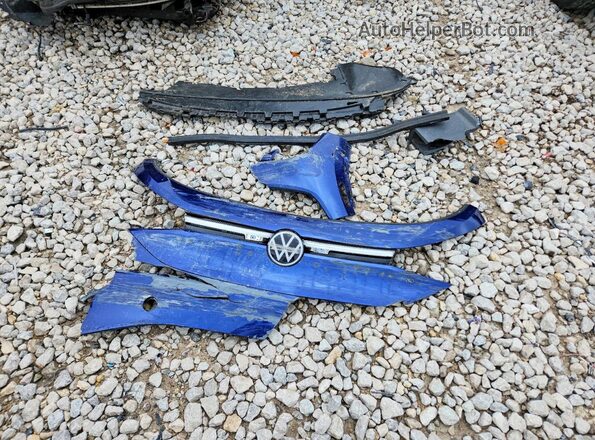 WVGGNPE20MP060940 2021 VOLKSWAGEN ID.4 Blue Widok naklejki z numerem VIN