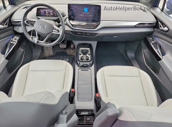 WVGGNPE20MP060940 2021 VOLKSWAGEN ID.4 Blue Widok deski rozdzielczej