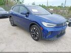 2021 Volkswagen Id.4 Awd Pro S Blue vin: WVGGNPE22MP056906