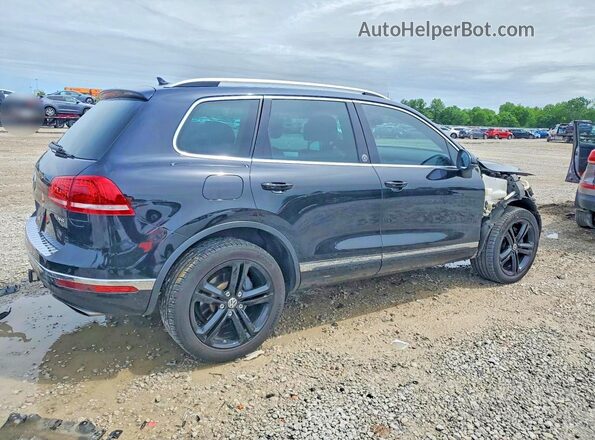 WVGRF7BP3HD004584 2017 VOLKSWAGEN TOUAREG Черный Задняя правая четверть
