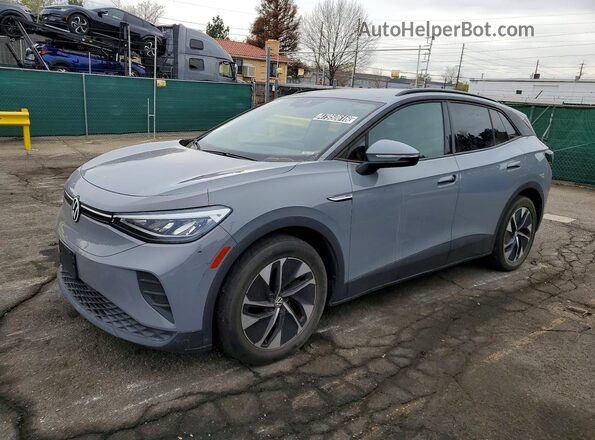 WVGRMPE21MP043592 2021 VOLKSWAGEN ID.4 Серый Передняя левая четверть