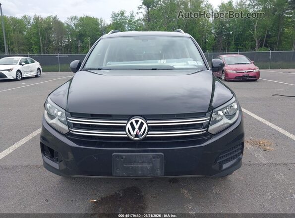 WVGSV7AX0HW508908 2017 VOLKSWAGEN TIGUAN Black Widok zestawu wskaźników
