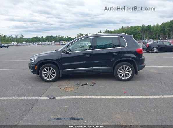 WVGSV7AX0HW508908 2017 VOLKSWAGEN TIGUAN Black Widok wnętrza 360 stopni
