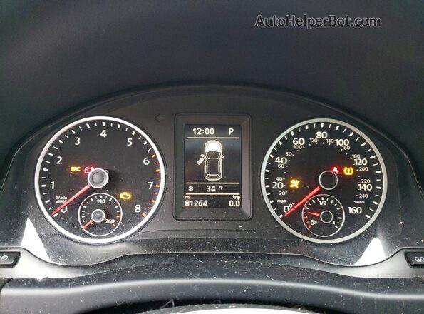 WVGSV7AX6HK013538 2017 VOLKSWAGEN TIGUAN White Вид щитка приладів