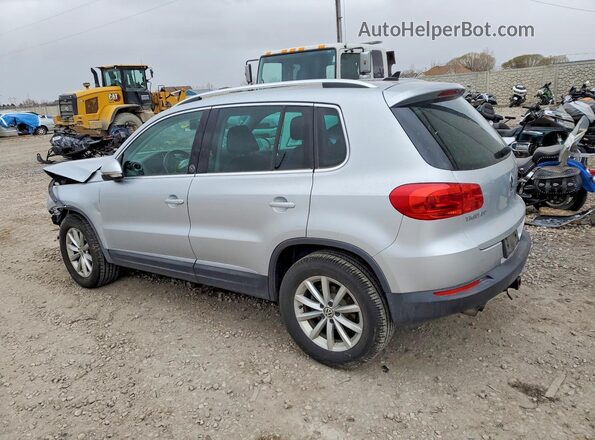 WVGSV7AX8HK011127 2017 VOLKSWAGEN TIGUAN Серебряный Задняя левая четверть