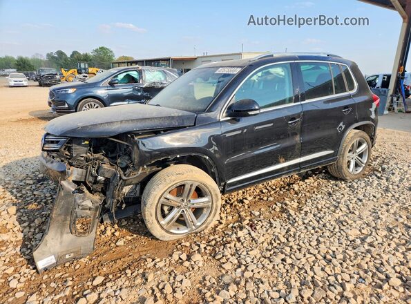 WVGTV7AX3HK020029 2017 VOLKSWAGEN TIGUAN Black Передня ліва чверть