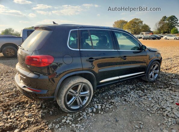 WVGTV7AX3HK020029 2017 VOLKSWAGEN TIGUAN Black Задня права чверть