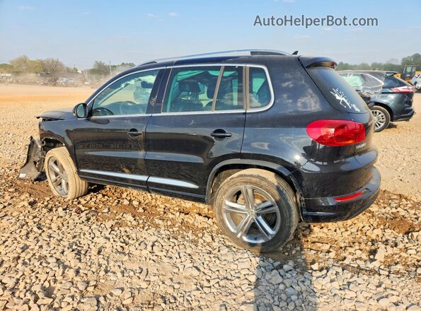 WVGTV7AX3HK020029 2017 VOLKSWAGEN TIGUAN Black Задня ліва чверть