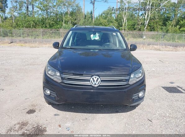 WVGTV7AX9HK015465 2017 VOLKSWAGEN TIGUAN Black Widok zestawu wskaźników