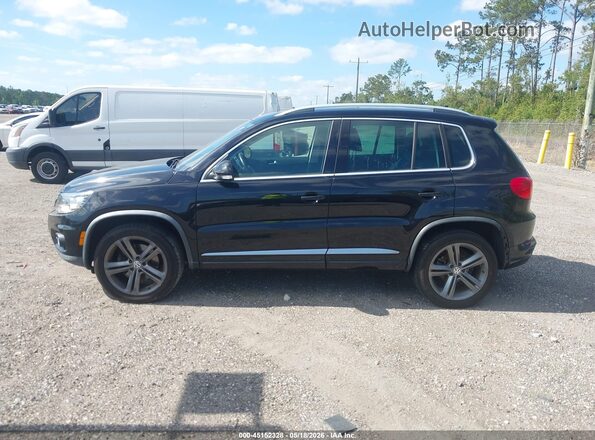 WVGTV7AX9HK015465 2017 VOLKSWAGEN TIGUAN Black Widok wnętrza 360 stopni