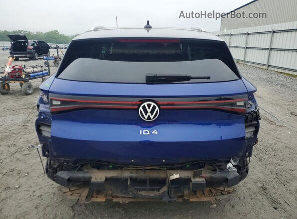 WVGUNPE2XMP063721 2021 VOLKSWAGEN ID.4 Blue Widok z tyłu