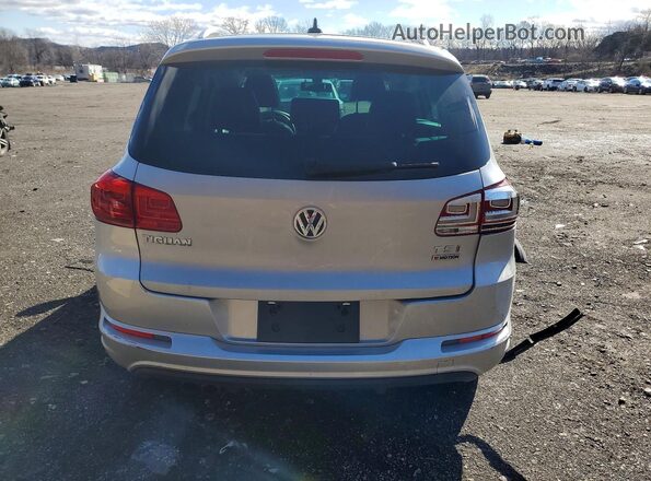 WVGUV7AX2HW509633 2017 VOLKSWAGEN TIGUAN Silver Widok z tyłu