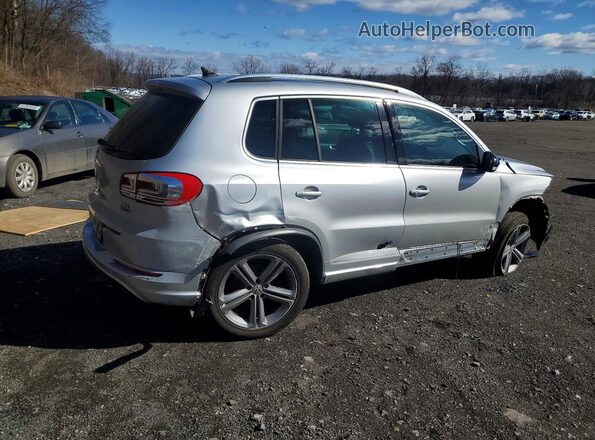 WVGUV7AX2HW509633 2017 VOLKSWAGEN TIGUAN Silver Tył prawy