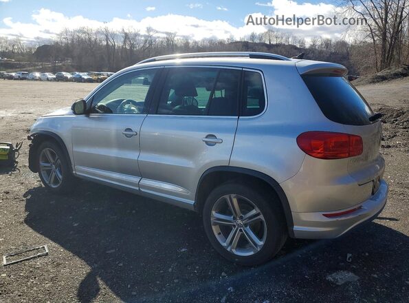 WVGUV7AX2HW509633 2017 VOLKSWAGEN TIGUAN Silver Tył lewy