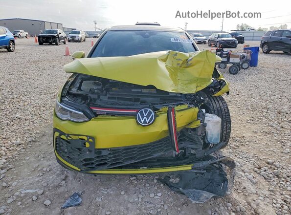 WVW587CD1NW136812 2022 VOLKSWAGEN GTI Green წინა ხედი