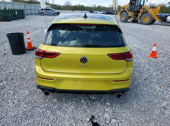 WVW8A7CD3PW193677 2023 VOLKSWAGEN GTI Yellow Widok z tyłu