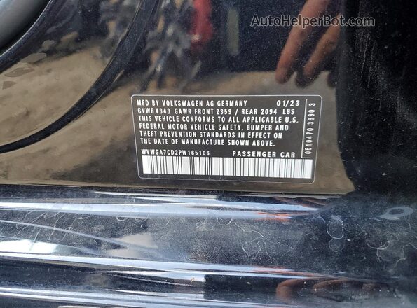 WVWGA7CD2PW165106 2023 VOLKSWAGEN GTI Black Widok komory silnika
