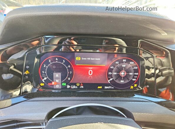 WVWGA7CD2PW165106 2023 VOLKSWAGEN GTI Black Widok zestawu wskaźników