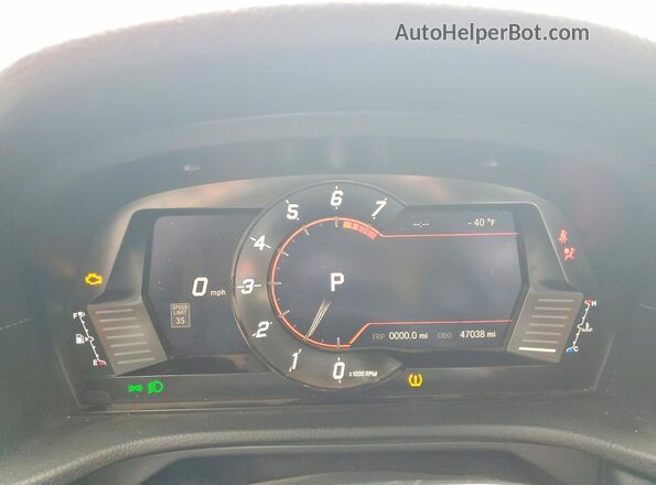 WZ1DB2C04NW053325 2022 TOYOTA GR Белый Вид щитка приборов