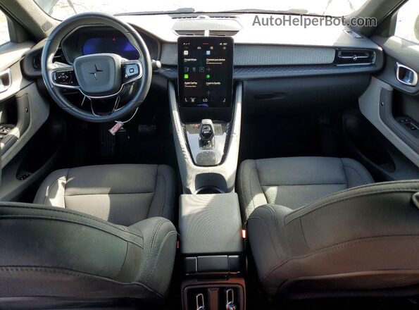 YSMEG3KA1PL146185 2023 POLESTAR 2 Black წინა პანელის ხედი