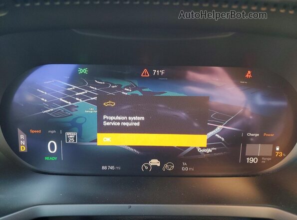 YSMEG3KA1PL146185 2023 POLESTAR 2 Black ხელსაწყოთა პანელის ხედი