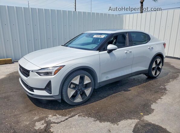 YSMEG3KA2PL135843 2023 POLESTAR 2 Silver Vista tres cuartos delantera izquierda