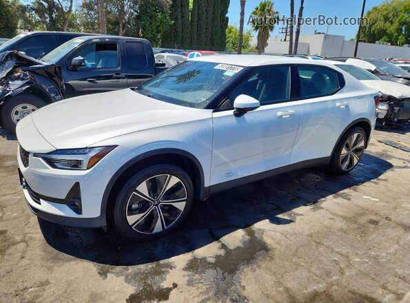 YSMEG3KA6PL157053 2023 POLESTAR 2 White Vista tres cuartos delantera izquierda