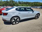2023 Polestar 2 Silver vin: YSMEG3KA7PL114406 Damage: Right Qtr Panel, Dent(S) W/ Paint Dmg, > 12 Inches