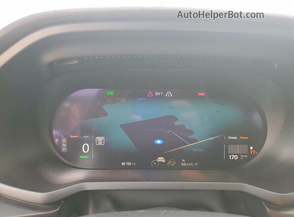 YSMEG3KA7PL142920 2023 POLESTAR 2 Gray Vista del cuadro de instrumentos