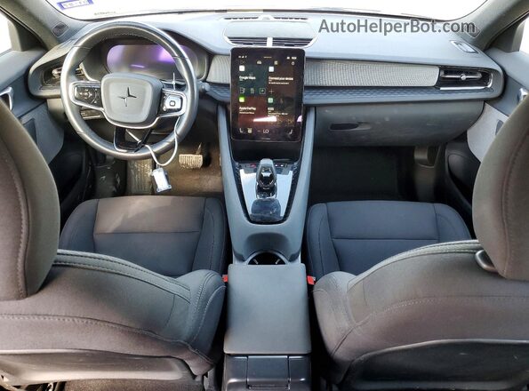 YSMEG3KA7PL148958 2023 POLESTAR 2 White Widok deski rozdzielczej