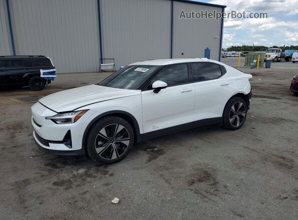 YSMFE3KA7RL236762 2024 POLESTAR 4 White Vista tres cuartos delantera izquierda