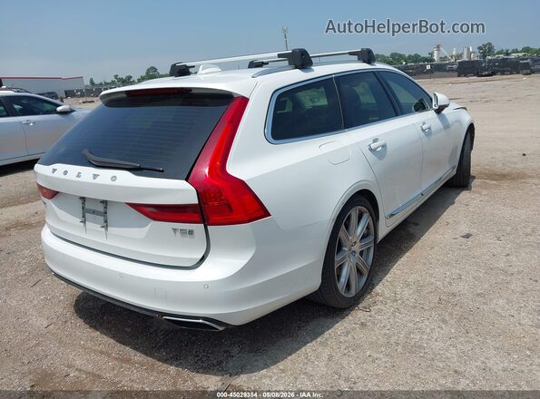 YV1102GL6J1067384 2018 VOLVO V90 Белый Задняя правая четверть