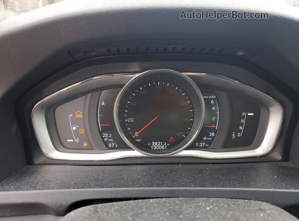 YV126MFK7G2414697 2016 VOLVO S60 Серебряный Вид щитка приборов
