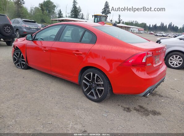 YV126MFL2H2430462 2017 VOLVO S60 Красный Задняя левая четверть