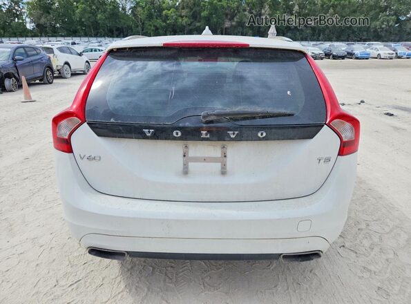 YV140MEK2G1301998 2016 VOLVO V60 White Вид ззаду