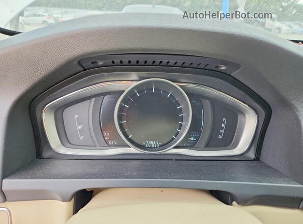 YV140MEK2G1301998 2016 VOLVO V60 White Вид щитка приладів