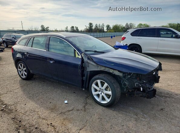 YV140MSM4H1359442 2017 VOLVO V60 Blue Передня права чверть