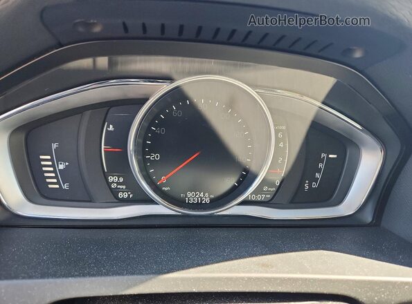 YV140MTL5J2461998 2018 VOLVO S60 Черный Вид щитка приборов