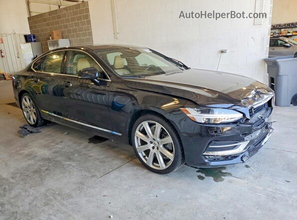 YV1A22ML1H1003472 2017 VOLVO S90 Черный Передняя правая четверть