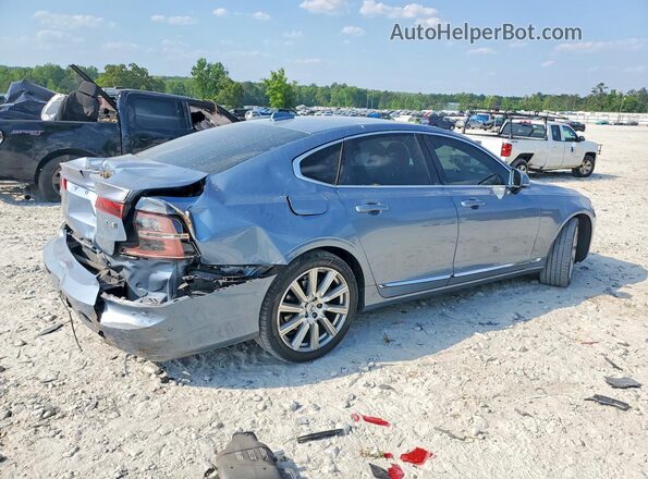 YV1A22ML1H1006694 2017 VOLVO S90 Синий Задняя правая четверть