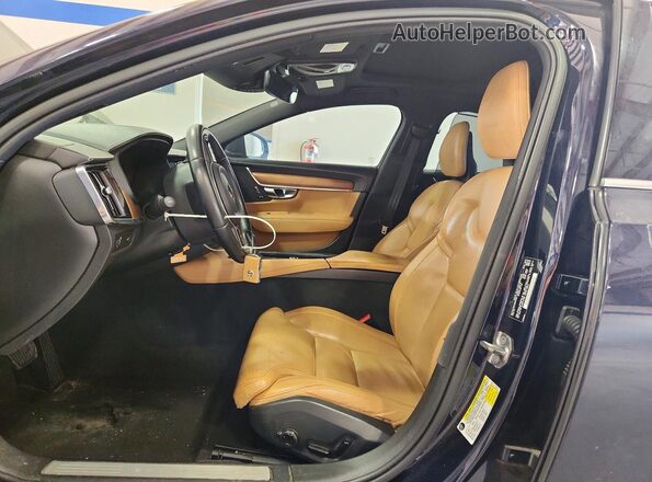 YV1A22ML2H1016814 2017 VOLVO S90 Blue Vista interior delantera