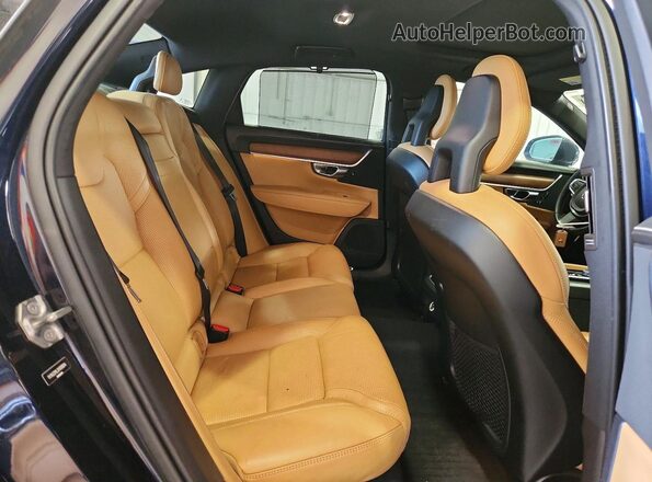 YV1A22ML2H1016814 2017 VOLVO S90 Blue Vista de los asientos traseros
