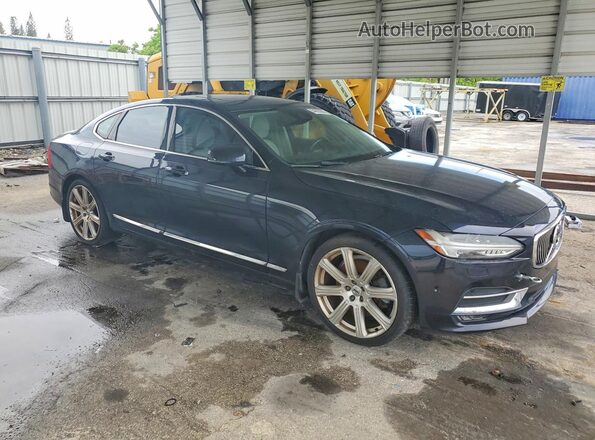 YV1A22ML8H1004957 2017 VOLVO S90 Blue Przód prawy