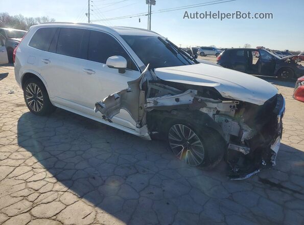 YV4102CK4M1751046 2021 VOLVO XC90 Белый Передняя правая четверть