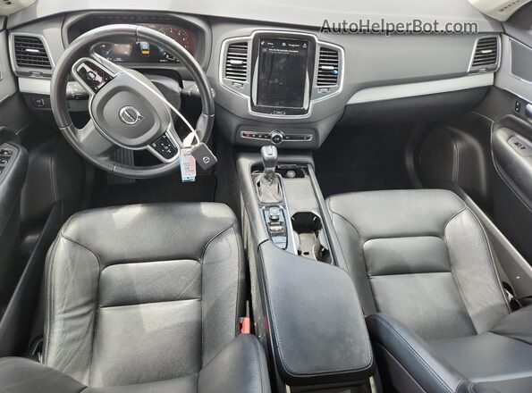 YV4102CK9M1715580 2021 VOLVO XC90 White Widok deski rozdzielczej