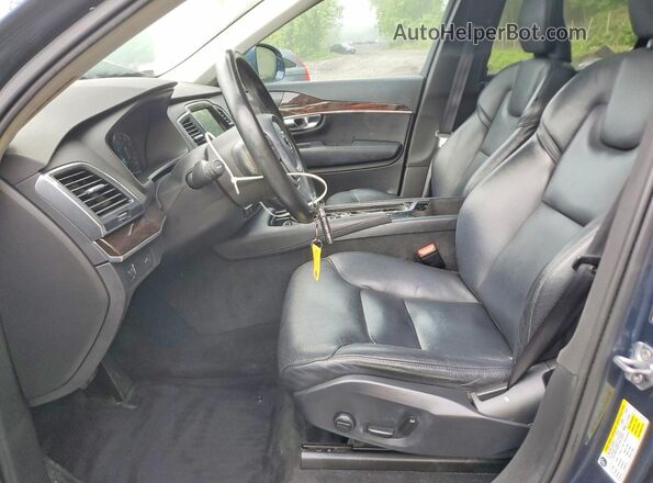 YV4102PK7K1487733 2019 VOLVO XC90 Синий Вид салона спереди