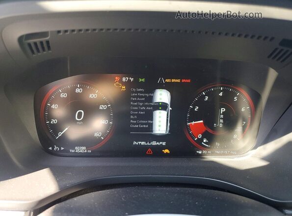 YV4102RK1L1503374 2020 VOLVO XC60 Blue Սարքավորումների վահանակի տեսք