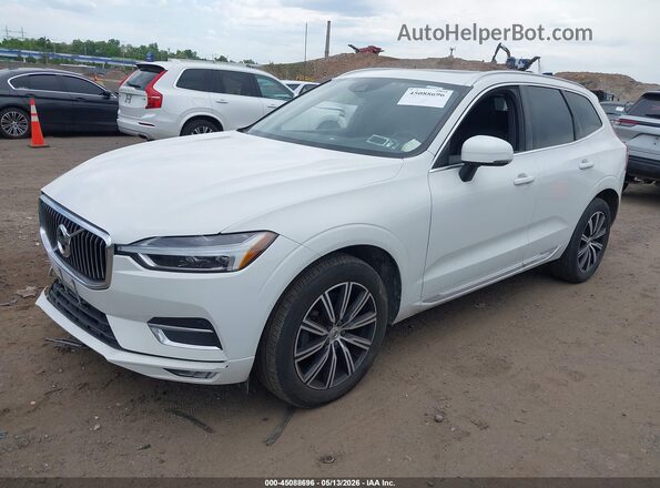 YV4102RL0L1550193 2020 VOLVO XC60 White Առջևի ձախ երեք քառորդ տեսարան