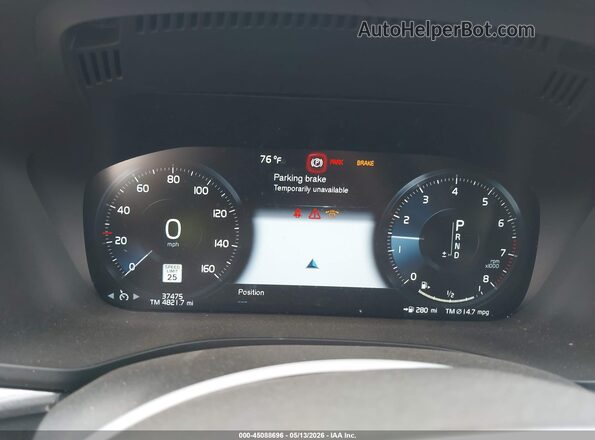 YV4102RL0L1550193 2020 VOLVO XC60 White Հետևի նստատեղերի տեսք