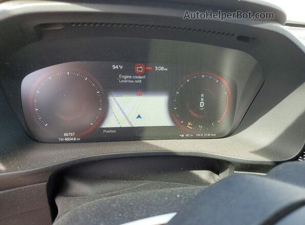 YV4162UM2K2130331 2019 VOLVO XC40 White Սարքավորումների վահանակի տեսք